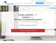 Tablet Screenshot of evalandgo.com